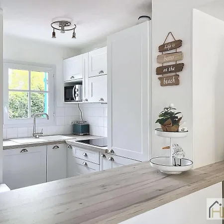 Ferienhaus La Brise Bleue - Maison Avec Jardin, Garage, 400m