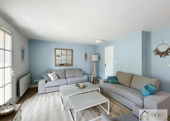 La Brise Bleue - Maison Avec Jardin, Garage, 400m Ferienhaus *