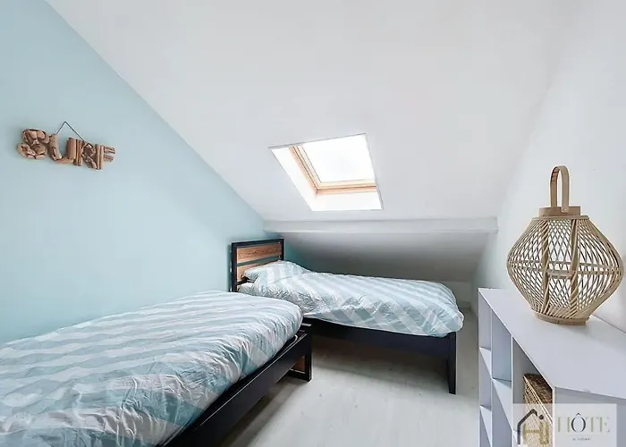 La Brise Bleue - Maison Avec Jardin, Garage, 400m * Bray-Dunes